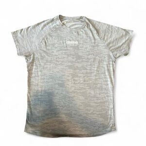 Alphalete‎ Gray Short Sleeve Tee Casual Comfort